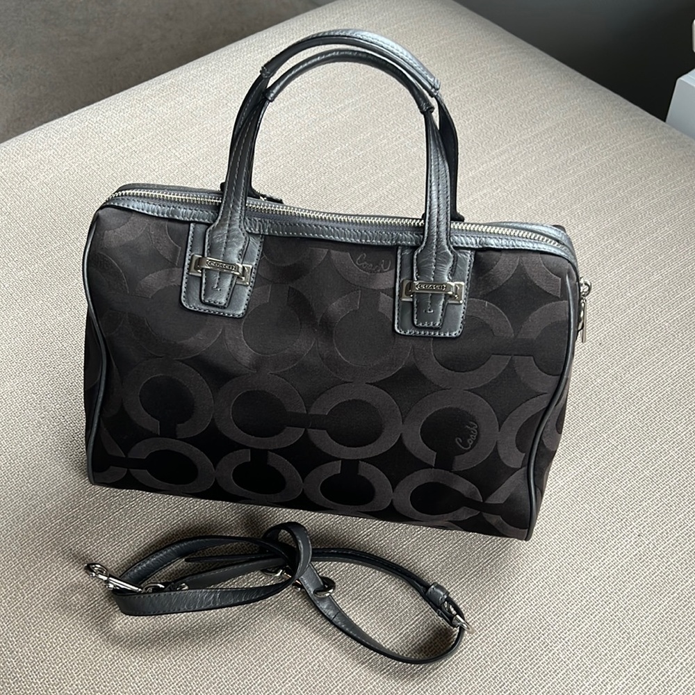 COACH shoulder bag, gray